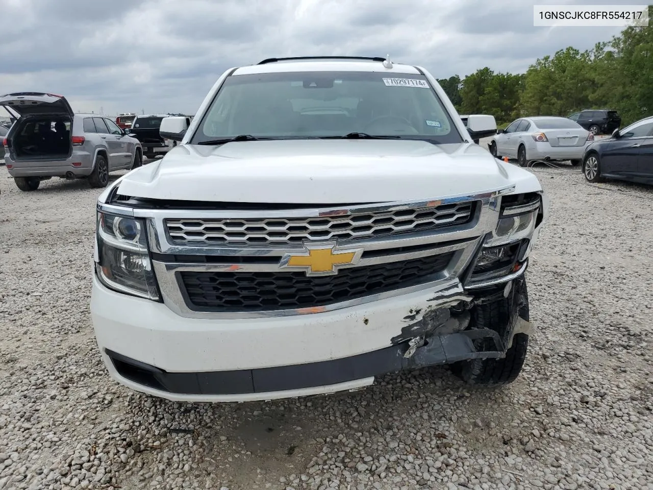 1GNSCJKC8FR554217 2015 Chevrolet Suburban C1500 Lt