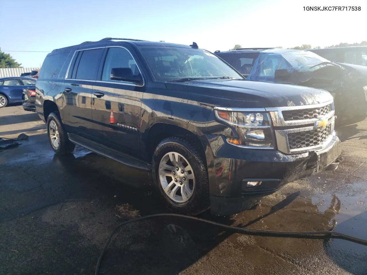 1GNSKJKC7FR717538 2015 Chevrolet Suburban K1500 Lt