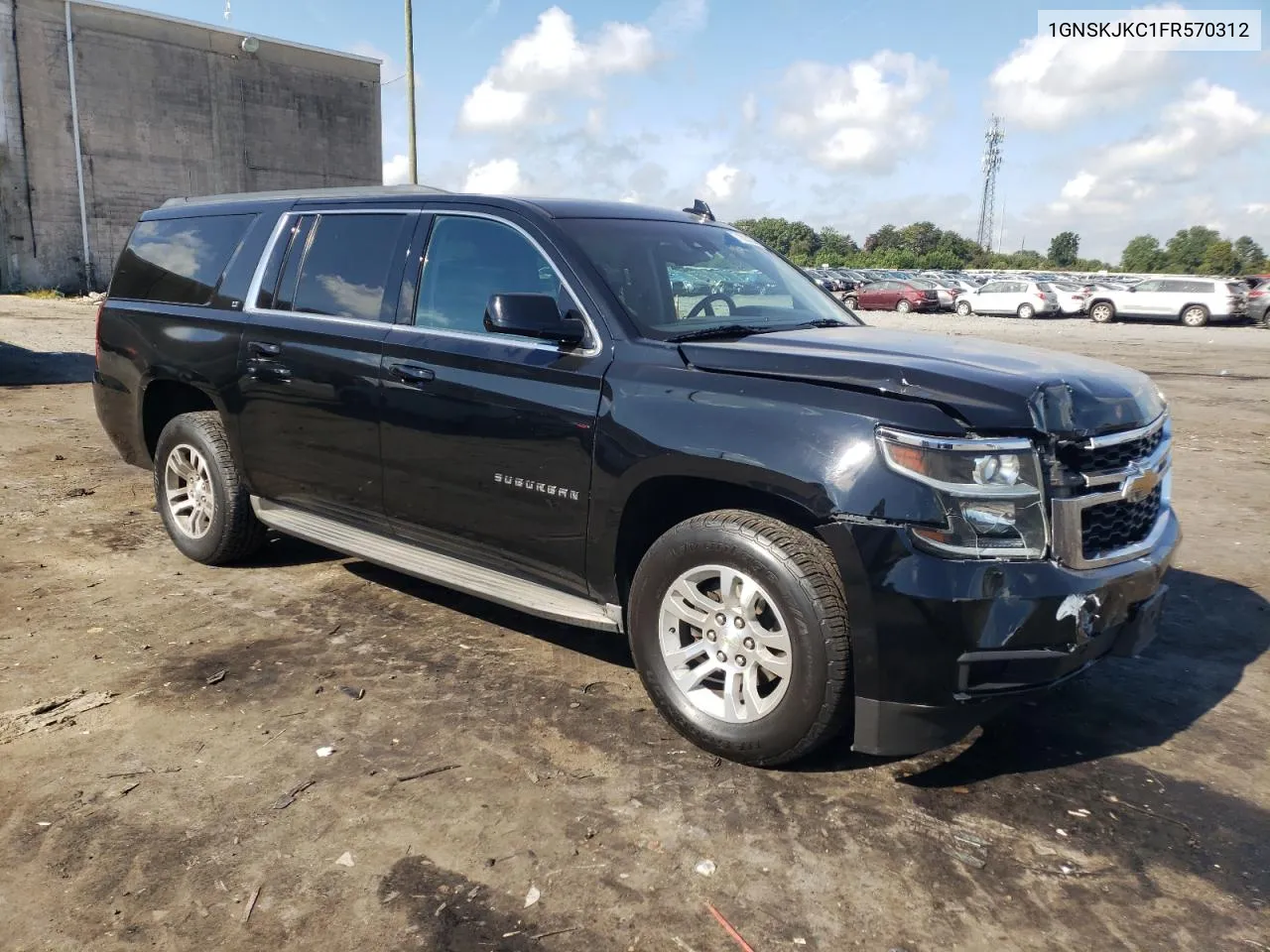 1GNSKJKC1FR570312 2015 Chevrolet Suburban K1500 Lt