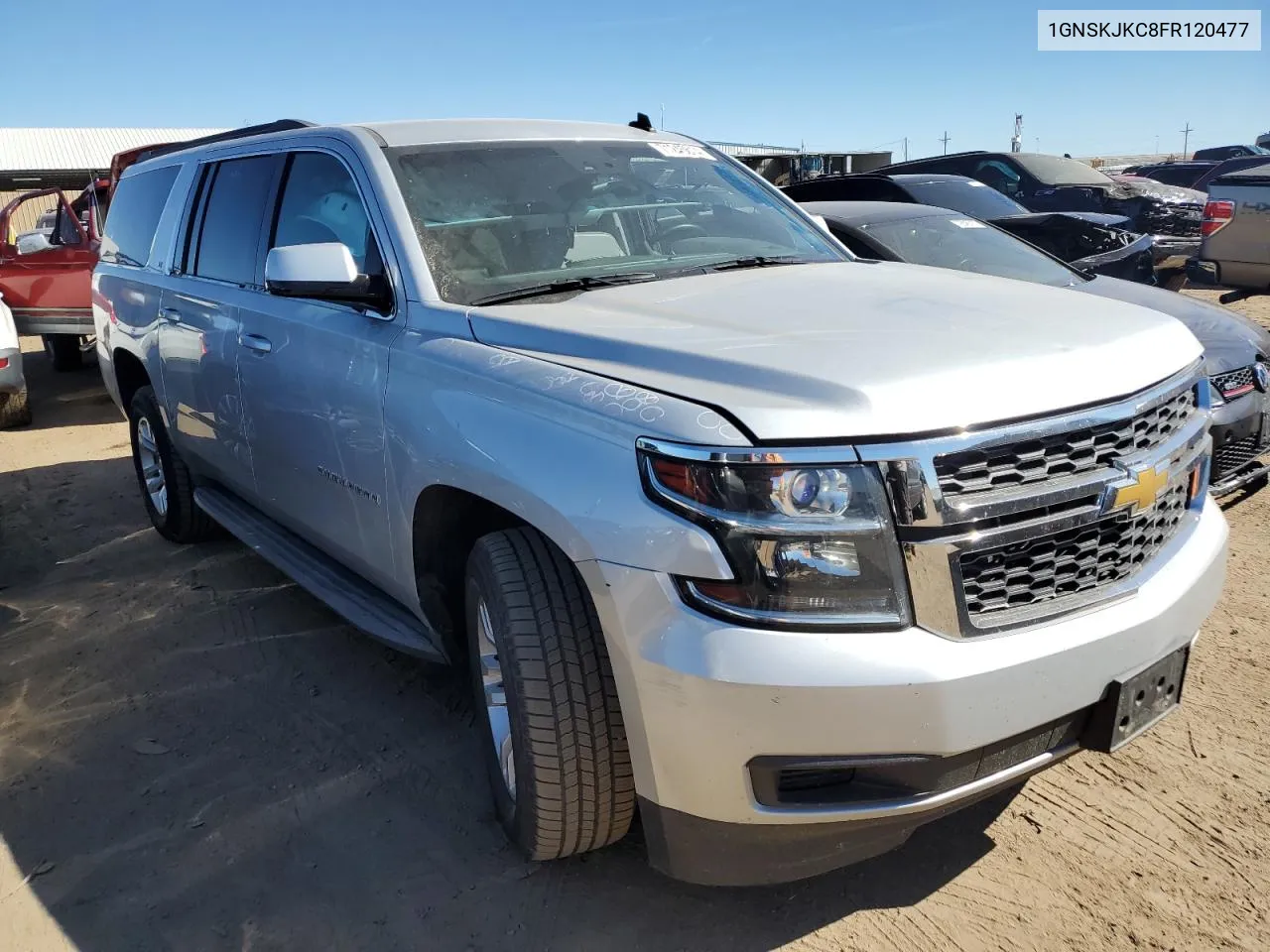 2015 Chevrolet Suburban K1500 Lt VIN: 1GNSKJKC8FR120477 Lot: 71245614