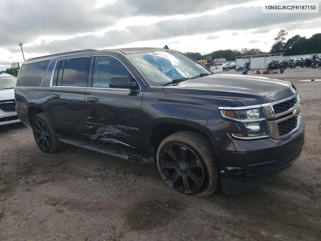 1GNSCJKC2FR187153 2015 Chevrolet Suburban C1500 Lt