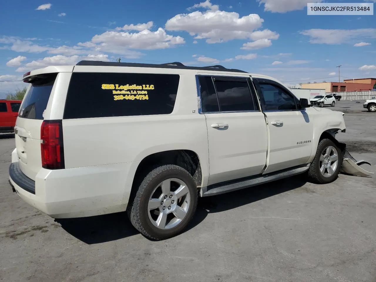 2015 Chevrolet Suburban C1500 Lt VIN: 1GNSCJKC2FR513484 Lot: 71639494