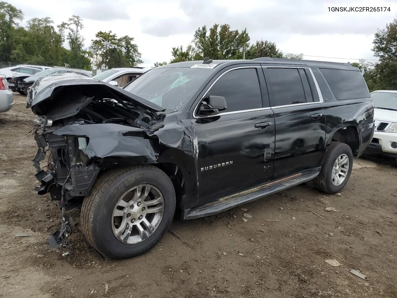 2015 Chevrolet Suburban K1500 Lt VIN: 1GNSKJKC2FR265174 Lot: 71944234