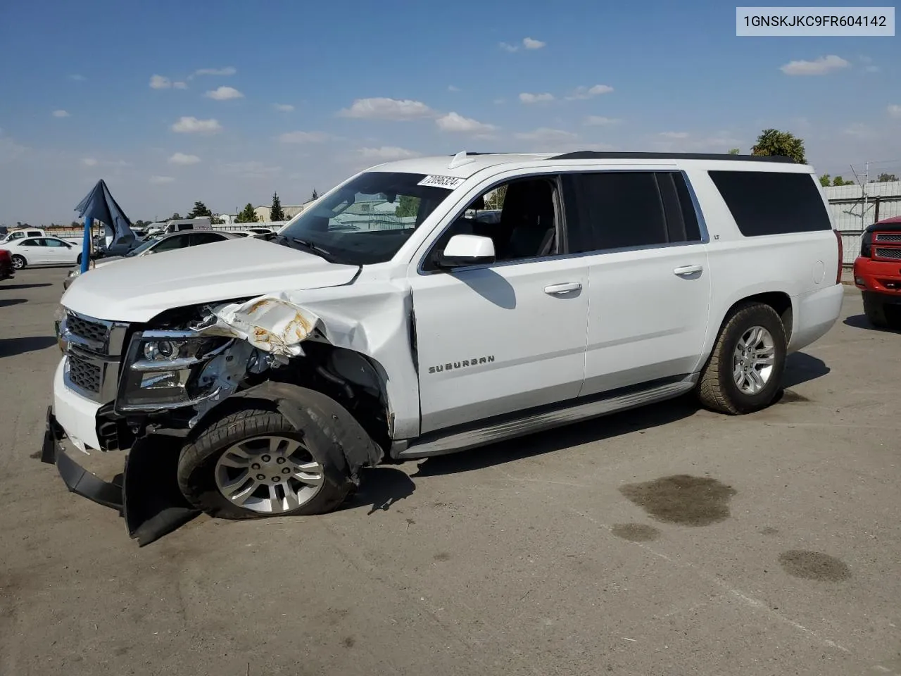 2015 Chevrolet Suburban K1500 Lt VIN: 1GNSKJKC9FR604142 Lot: 72096324