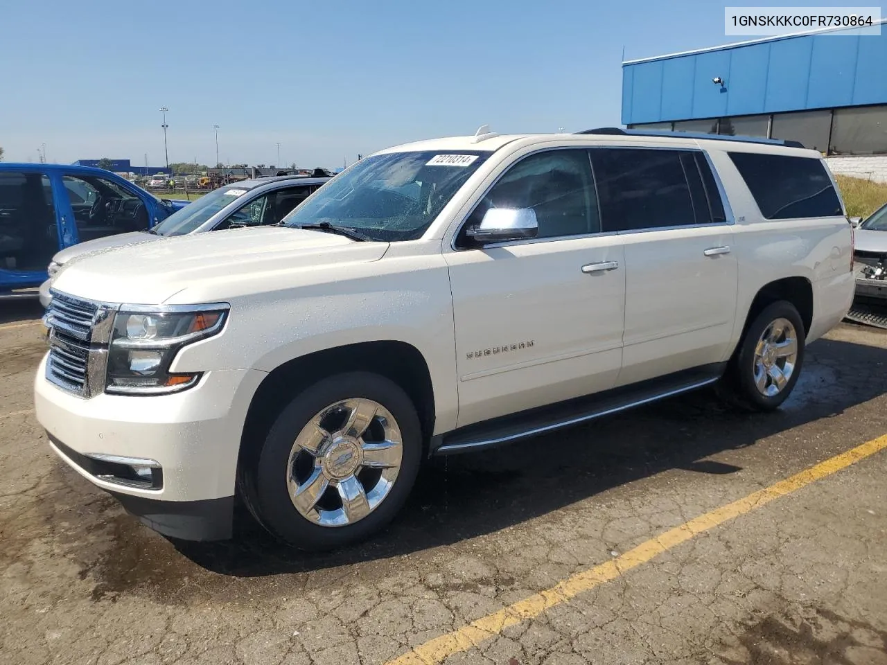 2015 Chevrolet Suburban K1500 Ltz VIN: 1GNSKKKC0FR730864 Lot: 72210314