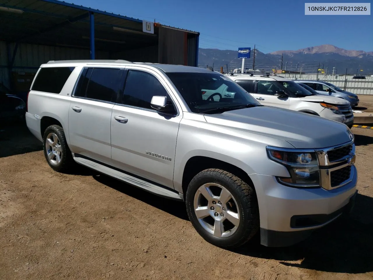 2015 Chevrolet Suburban K1500 Lt VIN: 1GNSKJKC7FR212826 Lot: 72230594