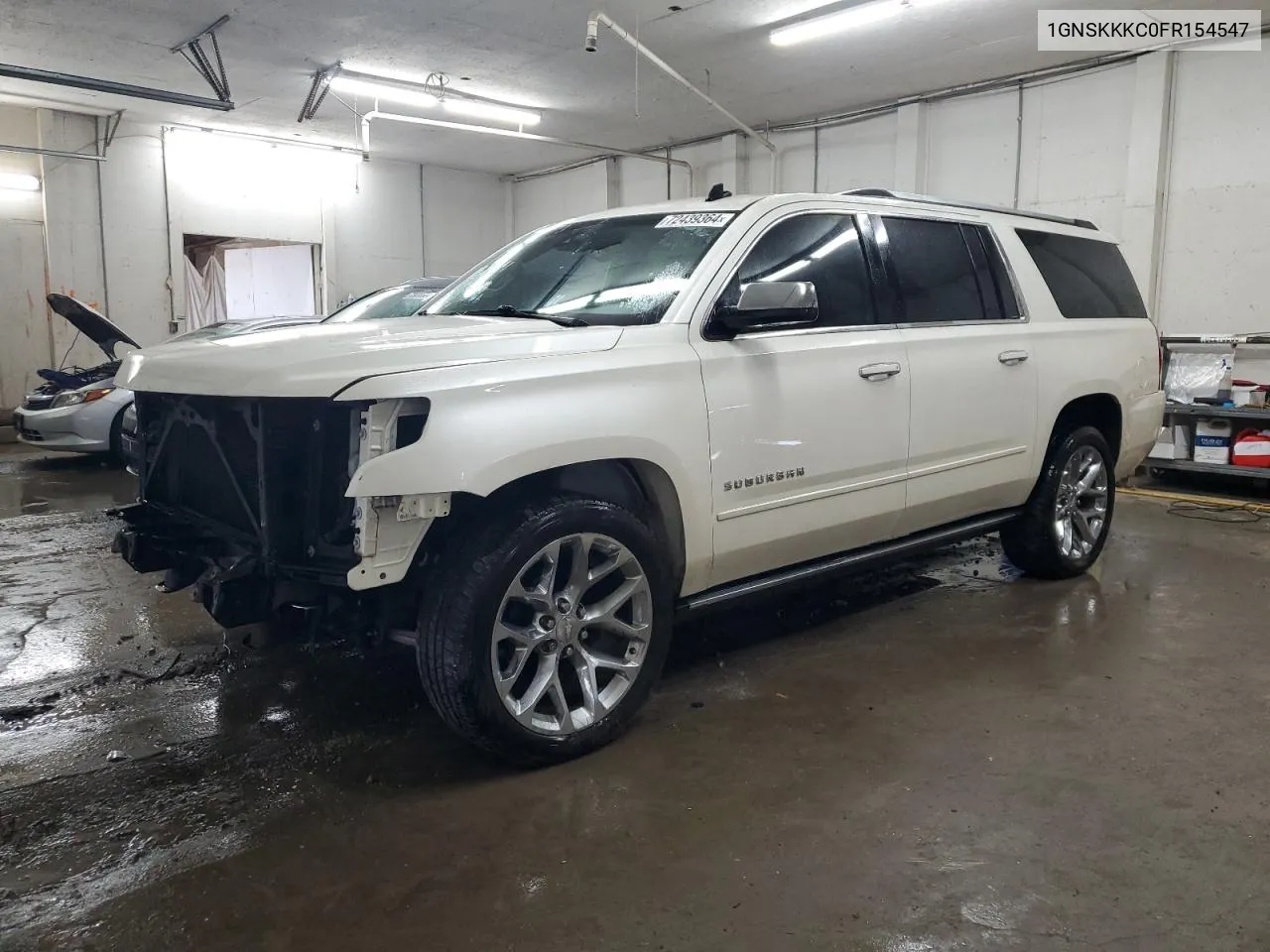 2015 Chevrolet Suburban K1500 Ltz VIN: 1GNSKKKC0FR154547 Lot: 72439364