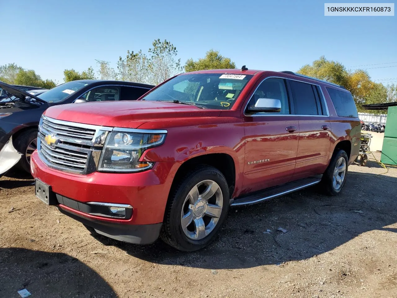 1GNSKKKCXFR160873 2015 Chevrolet Suburban K1500 Ltz