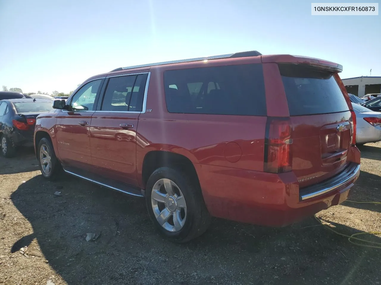 1GNSKKKCXFR160873 2015 Chevrolet Suburban K1500 Ltz