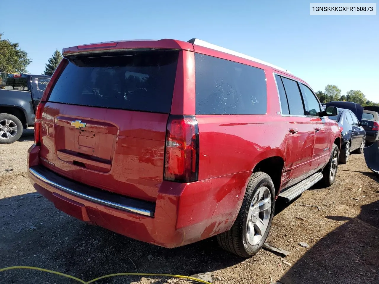 1GNSKKKCXFR160873 2015 Chevrolet Suburban K1500 Ltz