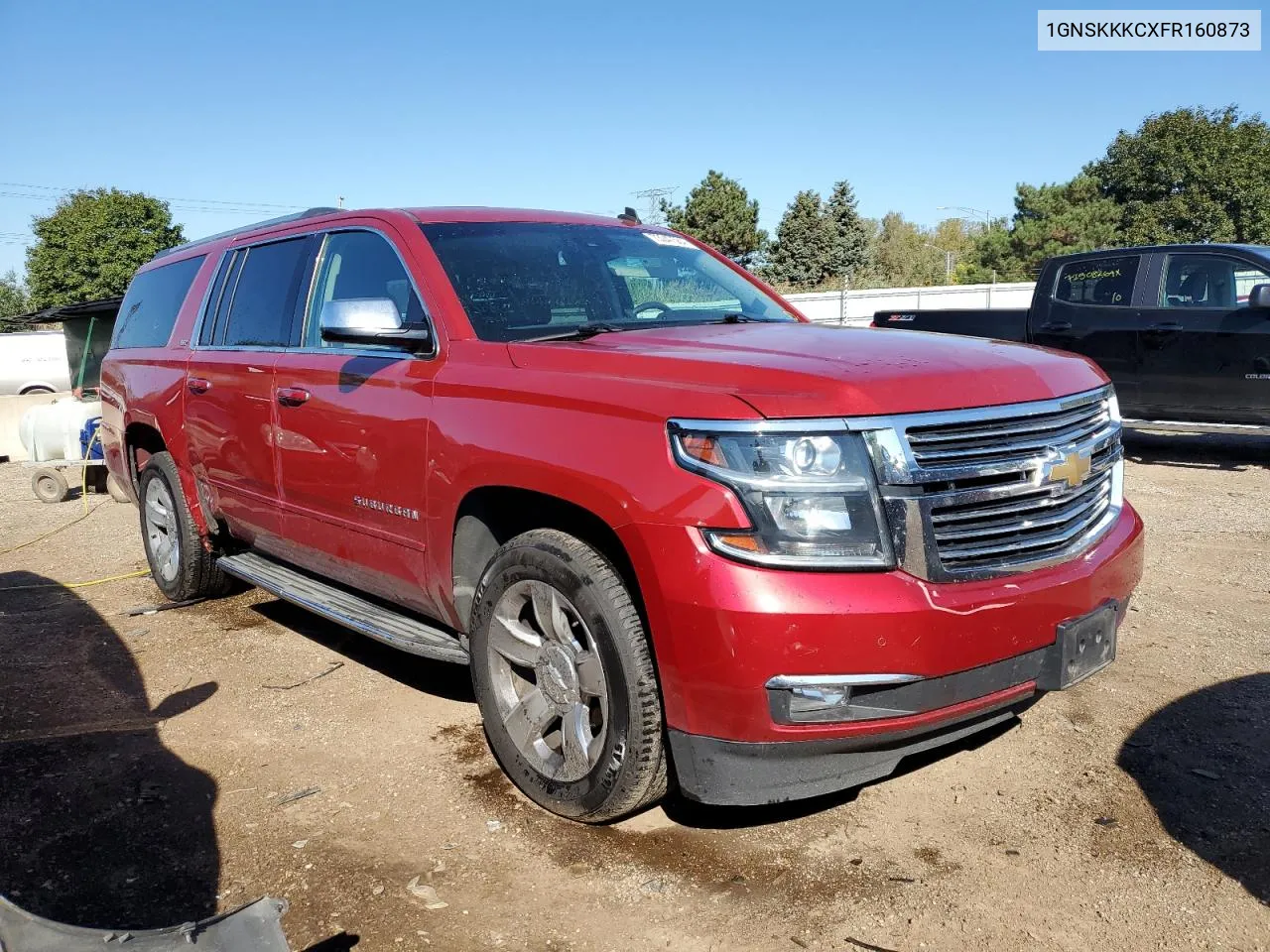 1GNSKKKCXFR160873 2015 Chevrolet Suburban K1500 Ltz