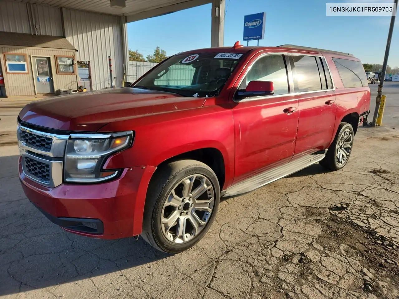 1GNSKJKC1FR509705 2015 Chevrolet Suburban K1500 Lt