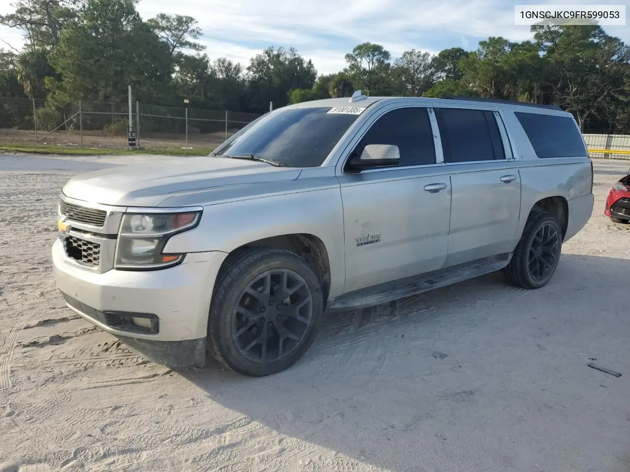 1GNSCJKC9FR599053 2015 Chevrolet Suburban C1500 Lt