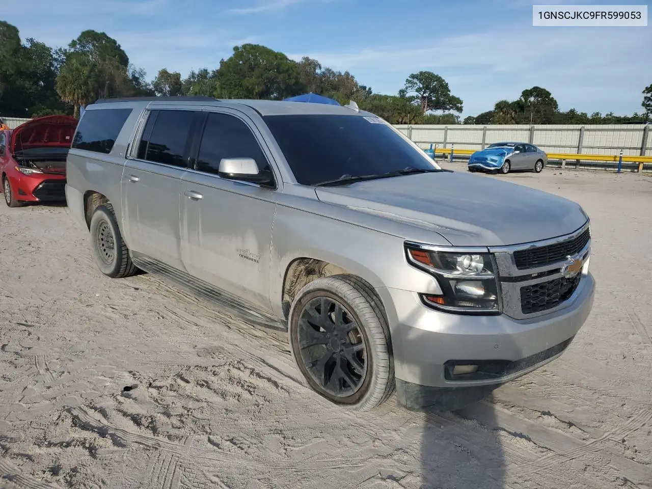 1GNSCJKC9FR599053 2015 Chevrolet Suburban C1500 Lt