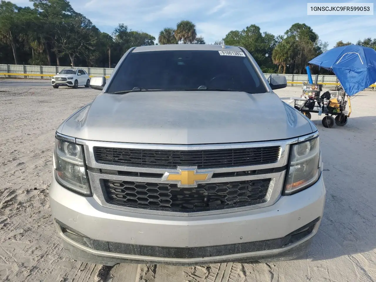 1GNSCJKC9FR599053 2015 Chevrolet Suburban C1500 Lt