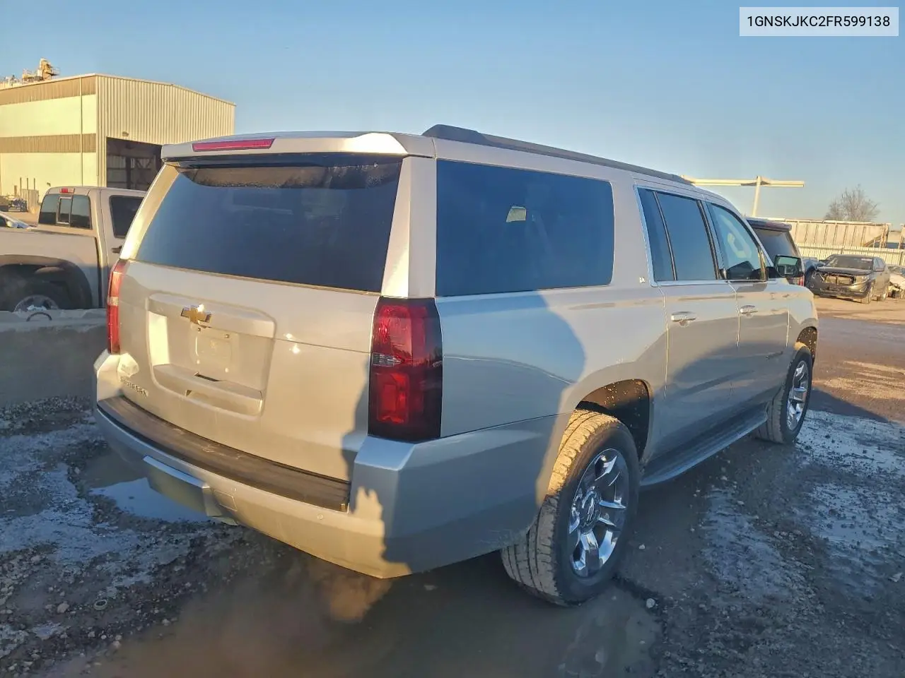 1GNSKJKC2FR599138 2015 Chevrolet Suburban K1500 Lt