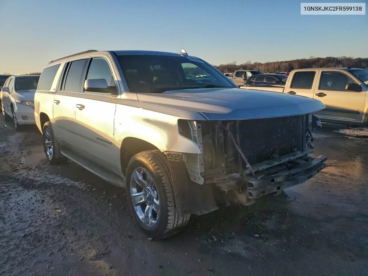 1GNSKJKC2FR599138 2015 Chevrolet Suburban K1500 Lt