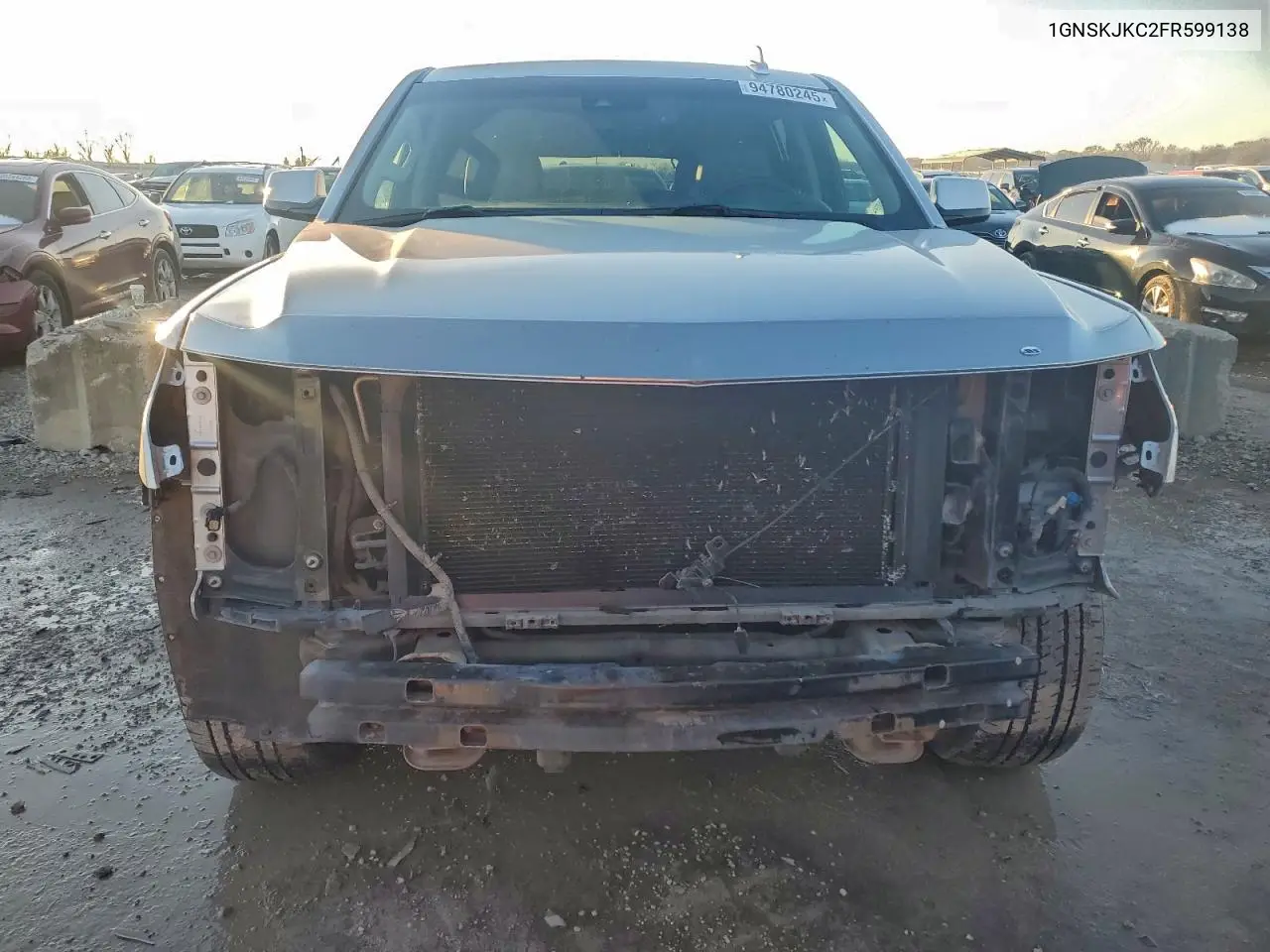 1GNSKJKC2FR599138 2015 Chevrolet Suburban K1500 Lt