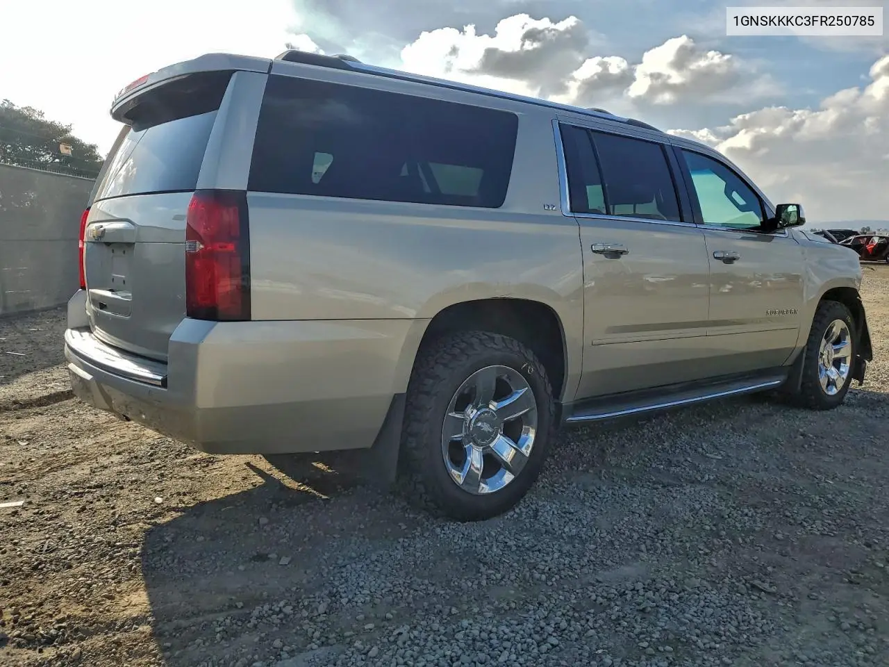 1GNSKKKC3FR250785 2015 Chevrolet Suburban K1500 Ltz