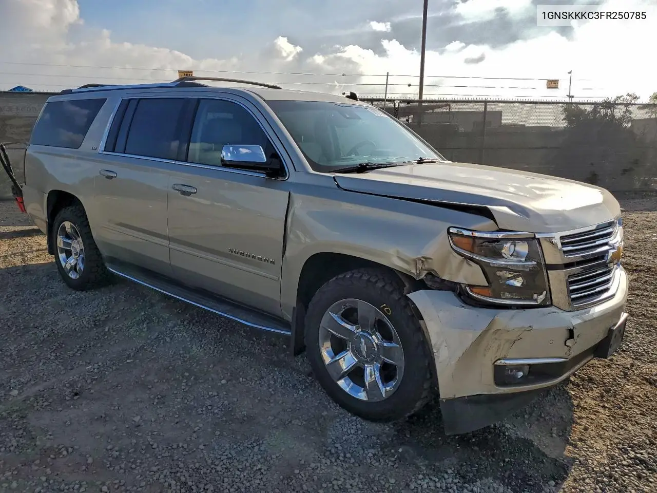 1GNSKKKC3FR250785 2015 Chevrolet Suburban K1500 Ltz