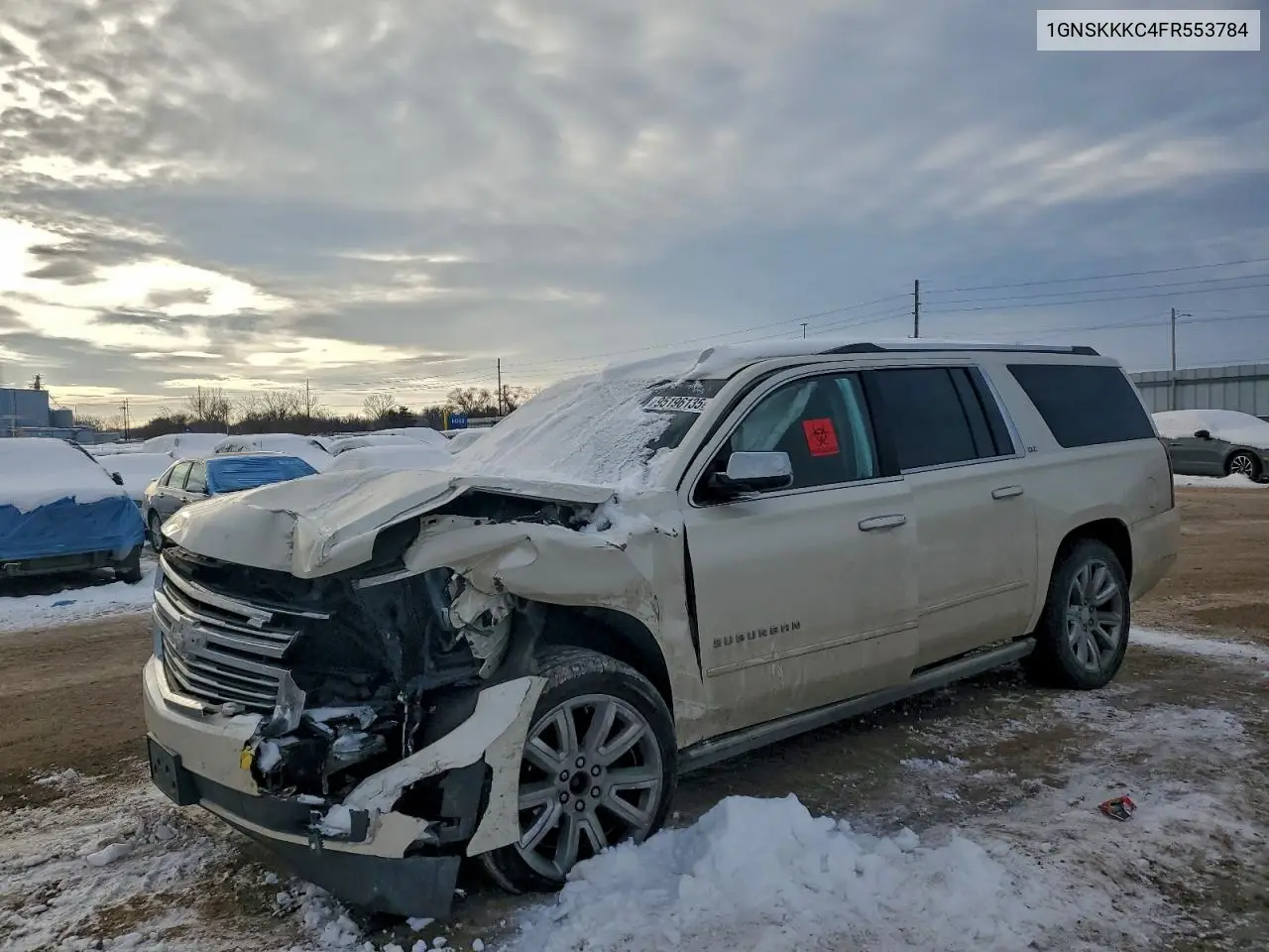 1GNSKKKC4FR553784 2015 Chevrolet Suburban K1500 Ltz