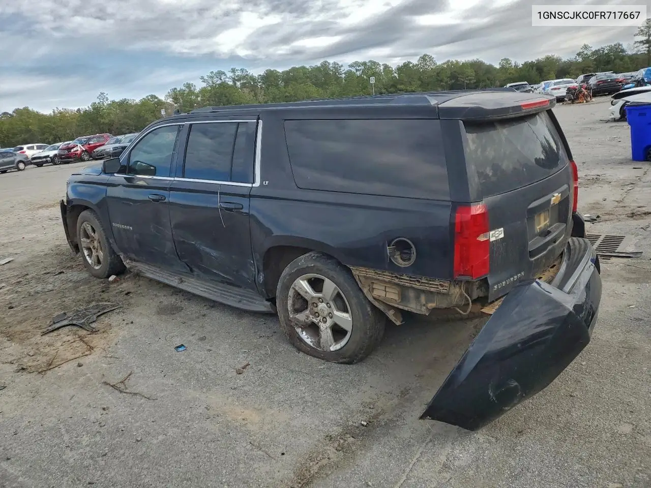 1GNSCJKC0FR717667 2015 Chevrolet Suburban C1500 Lt