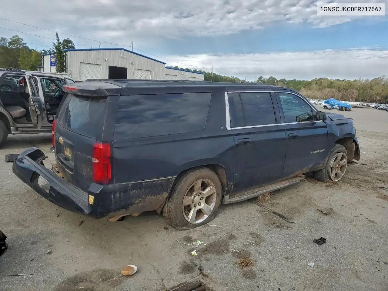 1GNSCJKC0FR717667 2015 Chevrolet Suburban C1500 Lt