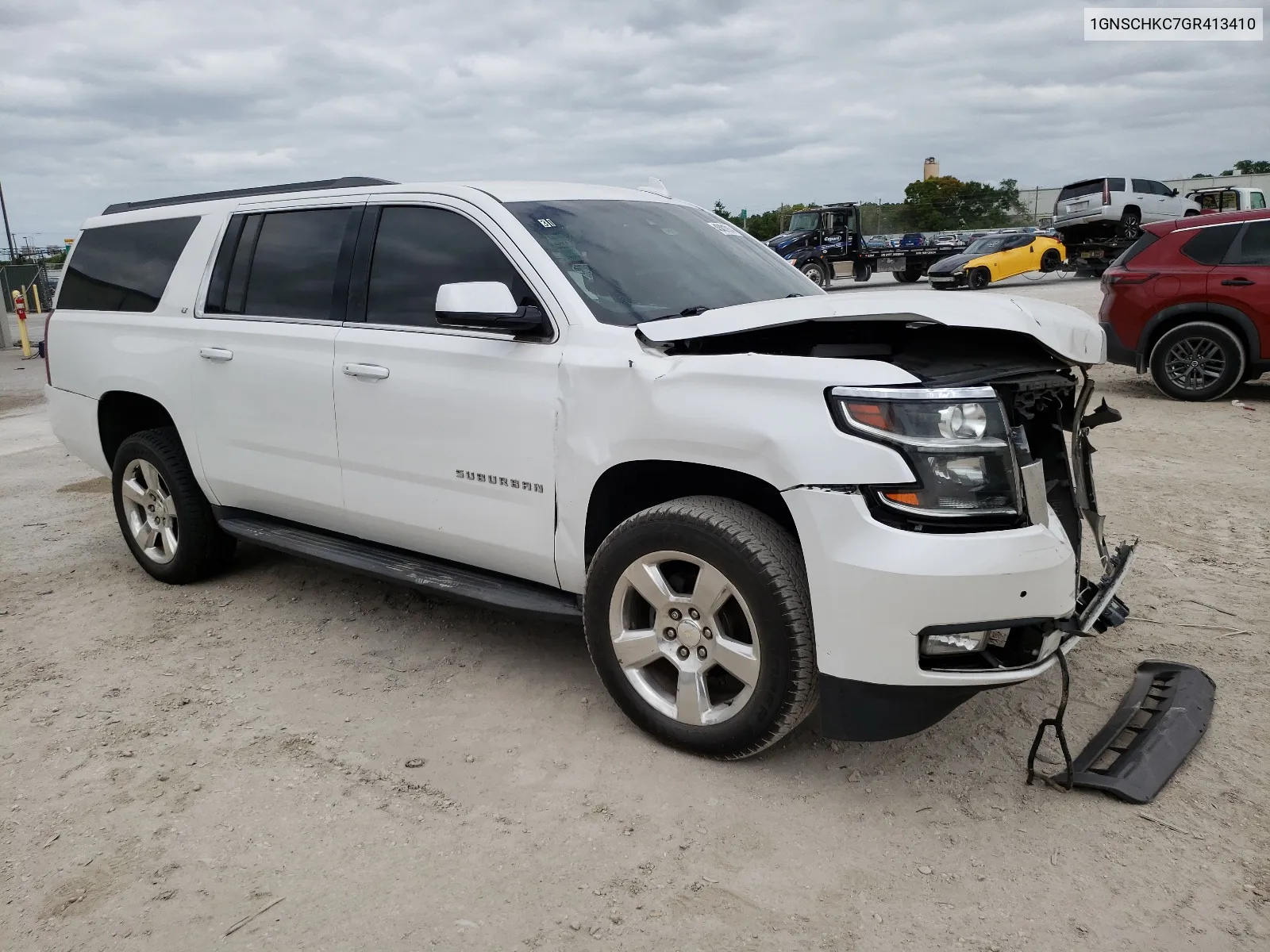 2016 Chevrolet Suburban C1500 Lt VIN: 1GNSCHKC7GR413410 Lot: 48401914