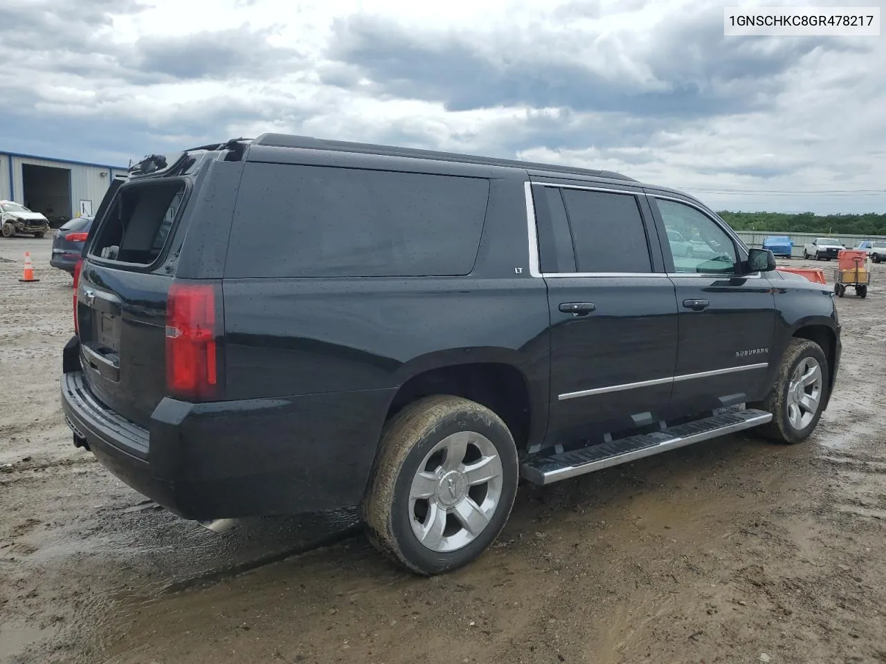 2016 Chevrolet Suburban C1500 Lt VIN: 1GNSCHKC8GR478217 Lot: 53579284