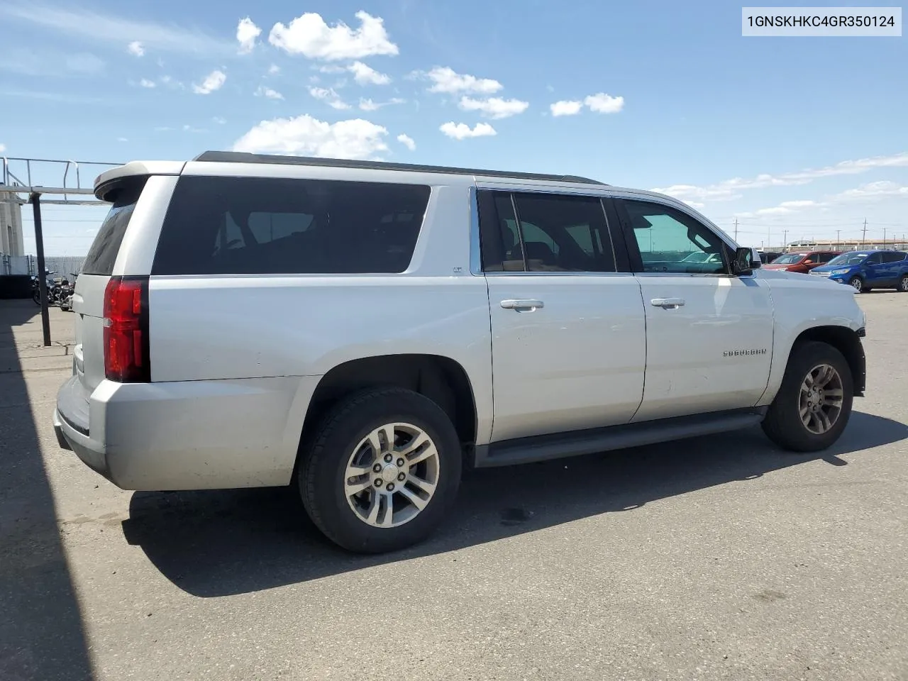 2016 Chevrolet Suburban K1500 Lt VIN: 1GNSKHKC4GR350124 Lot: 54552664