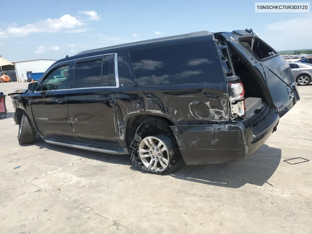 2016 Chevrolet Suburban C1500 Lt VIN: 1GNSCHKC7GR303120 Lot: 55525714