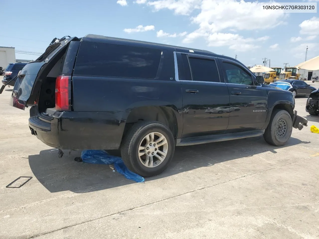 1GNSCHKC7GR303120 2016 Chevrolet Suburban C1500 Lt