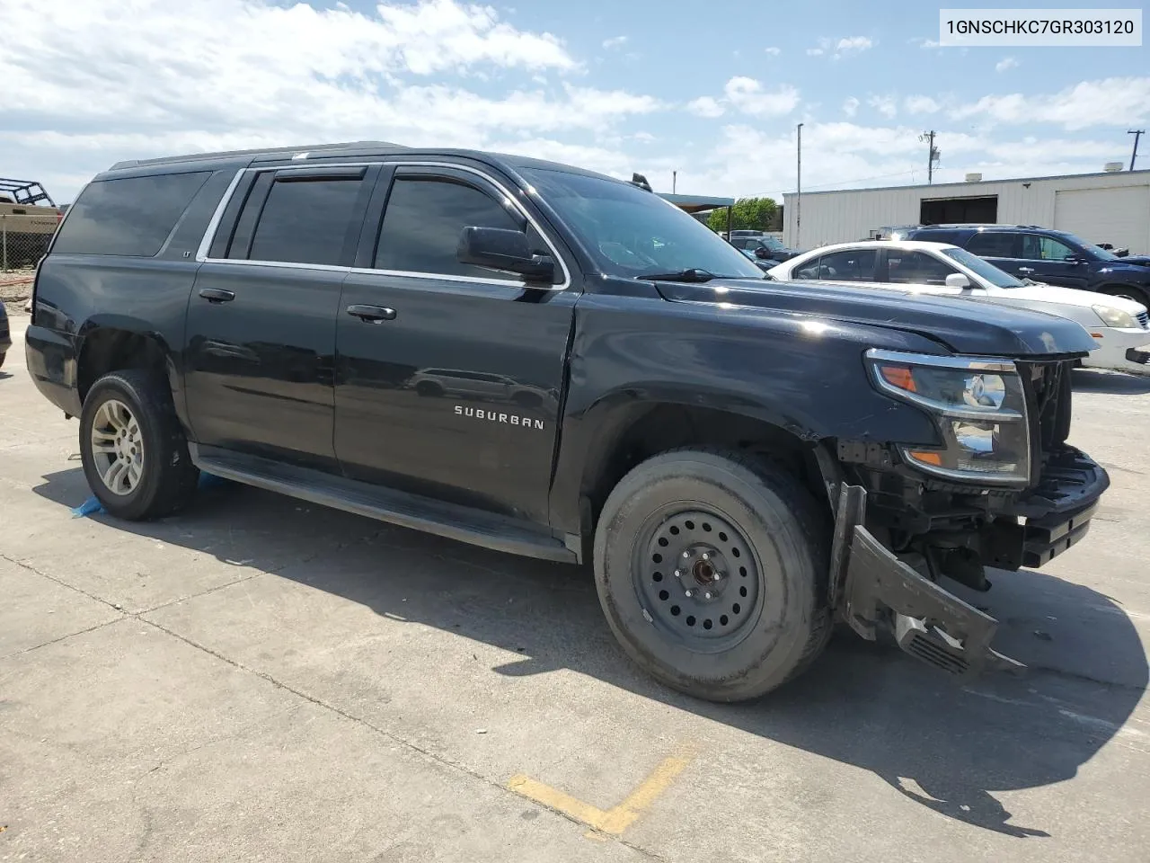 2016 Chevrolet Suburban C1500 Lt VIN: 1GNSCHKC7GR303120 Lot: 55525714