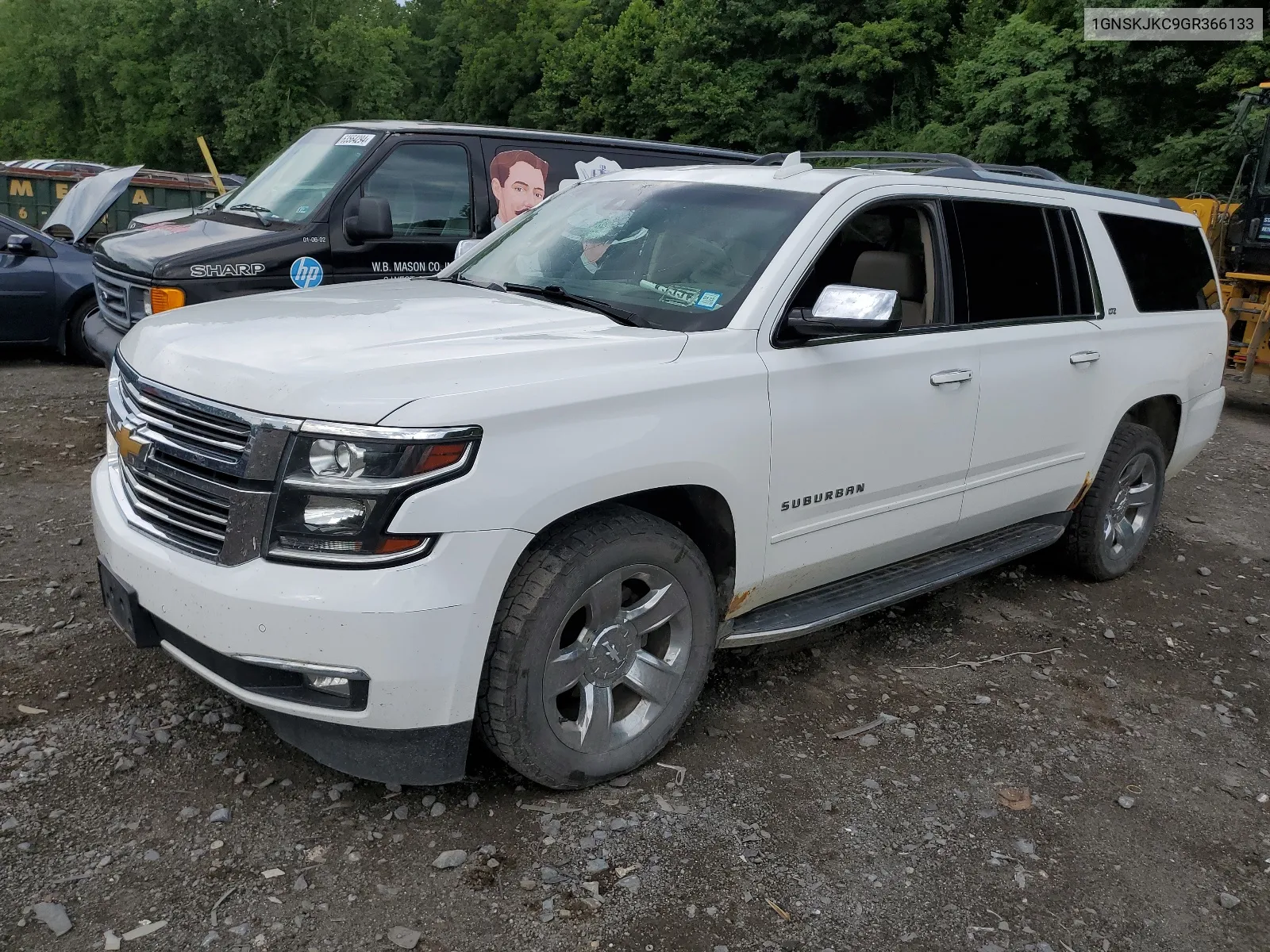 2016 Chevrolet Suburban K1500 Ltz VIN: 1GNSKJKC9GR366133 Lot: 62816664