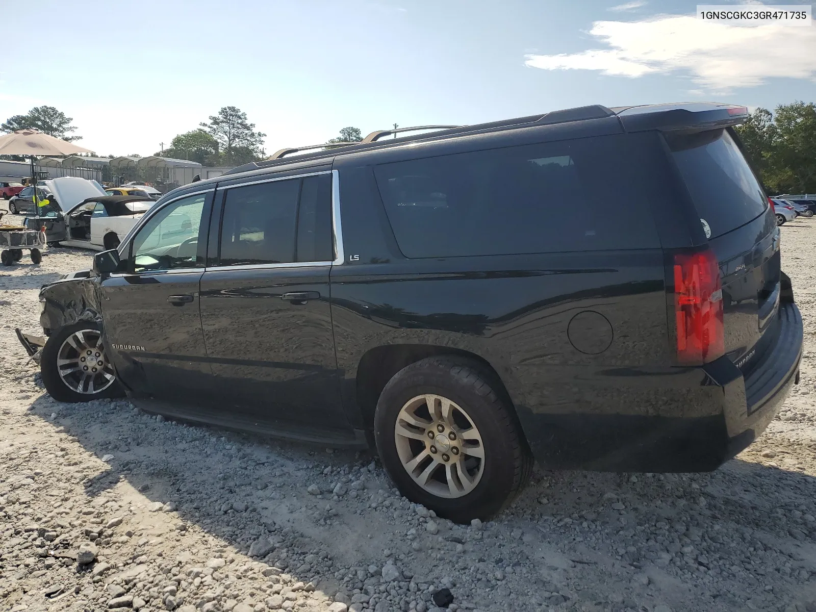 2016 Chevrolet Suburban C1500 Ls VIN: 1GNSCGKC3GR471735 Lot: 63139064