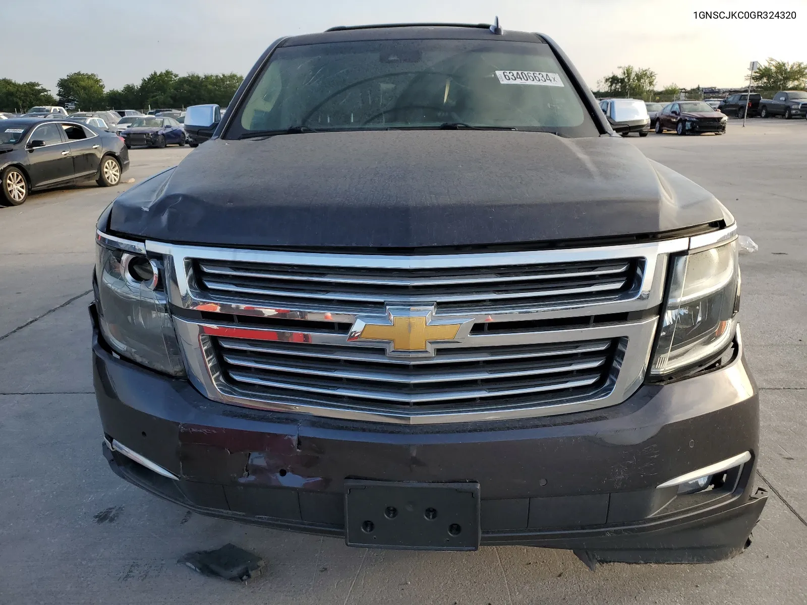 2016 Chevrolet Suburban C1500 Ltz VIN: 1GNSCJKC0GR324320 Lot: 63406634