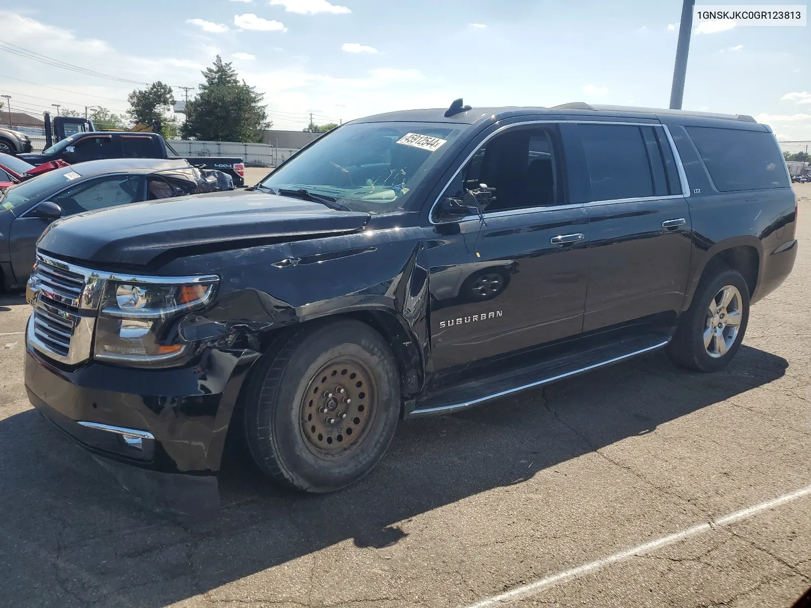 2016 Chevrolet Suburban K1500 Ltz VIN: 1GNSKJKC0GR123813 Lot: 63598014