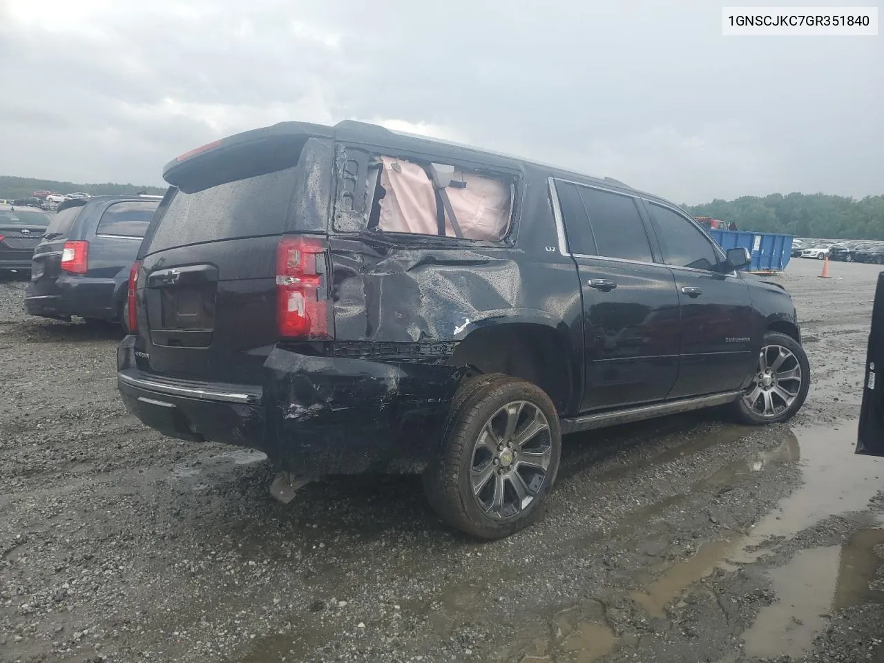 2016 Chevrolet Suburban C1500 Ltz VIN: 1GNSCJKC7GR351840 Lot: 63752944