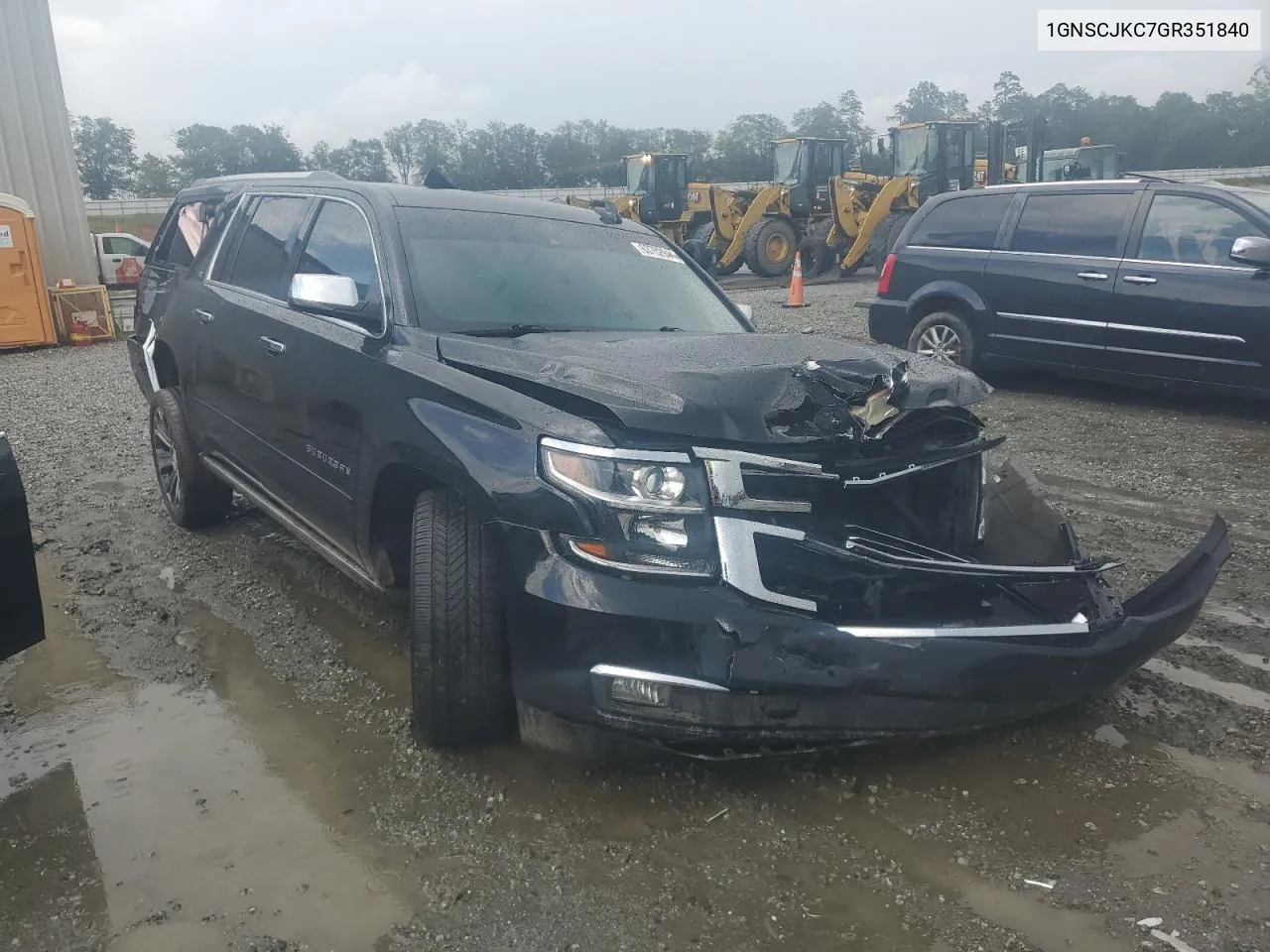 1GNSCJKC7GR351840 2016 Chevrolet Suburban C1500 Ltz