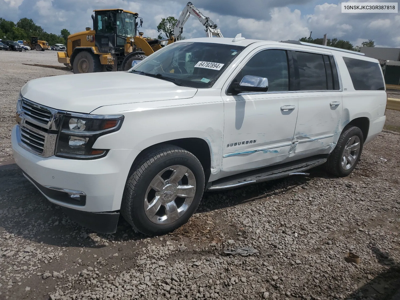 2016 Chevrolet Suburban K1500 Ltz VIN: 1GNSKJKC3GR387818 Lot: 64782894