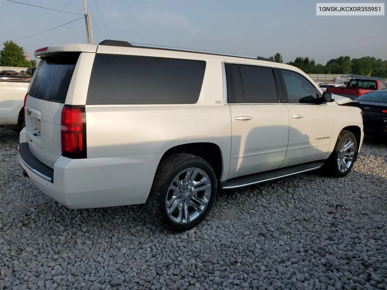 2016 Chevrolet Suburban K1500 Ltz VIN: 1GNSKJKCXGR355951 Lot: 64943134