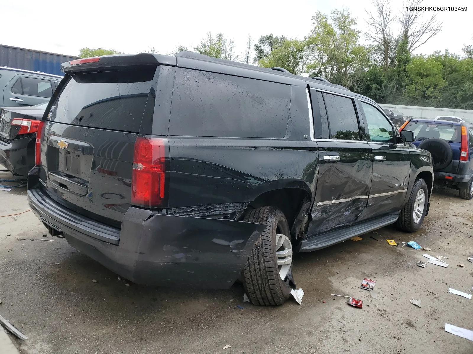 1GNSKHKC6GR103459 2016 Chevrolet Suburban K1500 Lt