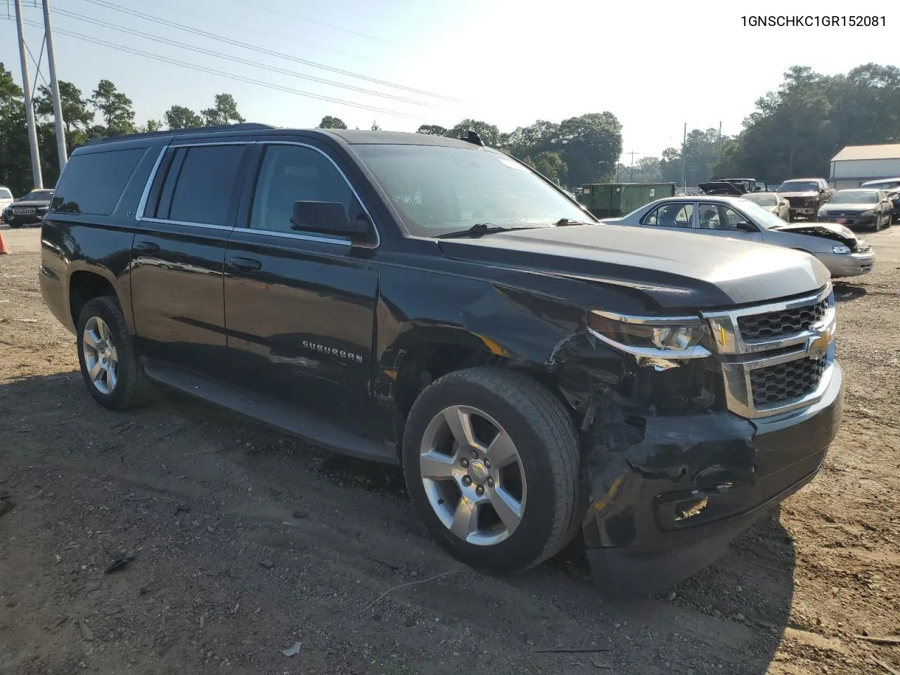 2016 Chevrolet Suburban C1500 Lt VIN: 1GNSCHKC1GR152081 Lot: 66030834