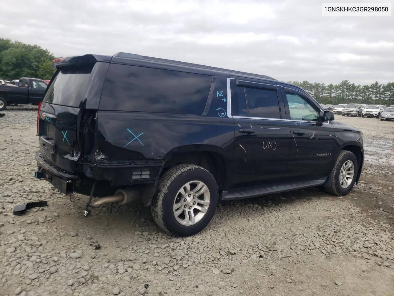 2016 Chevrolet Suburban K1500 Lt VIN: 1GNSKHKC3GR298050 Lot: 67545364