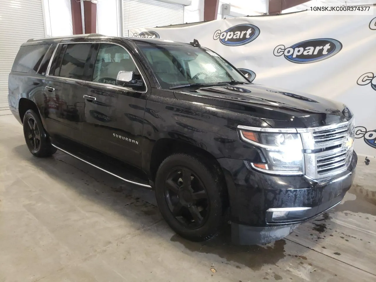 1GNSKJKC0GR374377 2016 Chevrolet Suburban K1500 Ltz