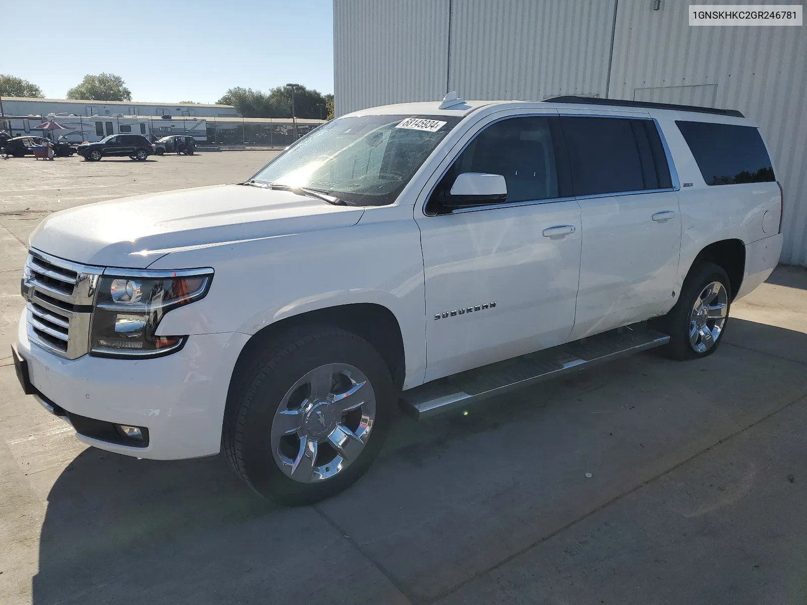 2016 Chevrolet Suburban K1500 Lt VIN: 1GNSKHKC2GR246781 Lot: 68145934