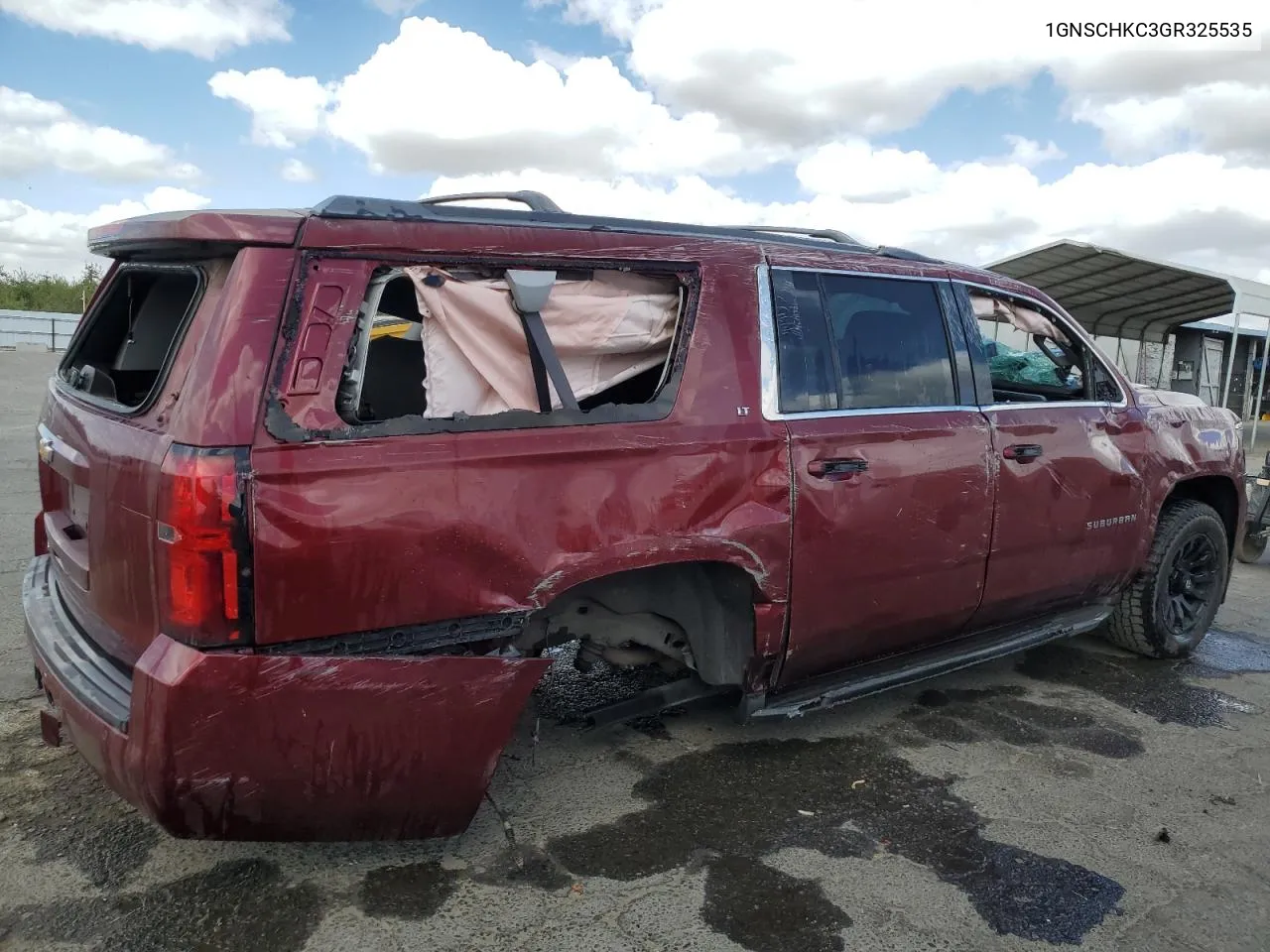 2016 Chevrolet Suburban C1500 Lt VIN: 1GNSCHKC3GR325535 Lot: 70905764