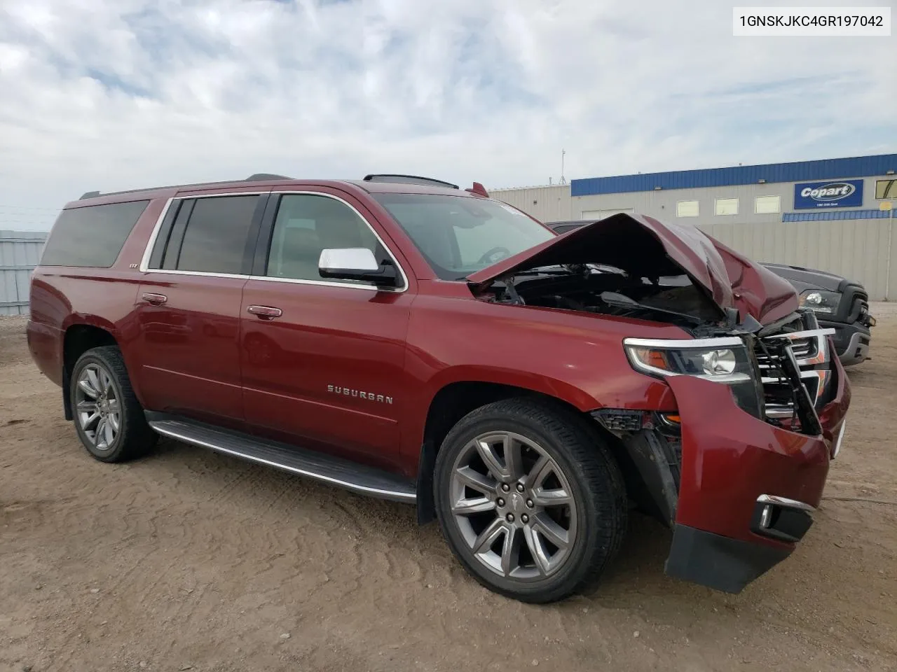 2016 Chevrolet Suburban K1500 Ltz VIN: 1GNSKJKC4GR197042 Lot: 71436524