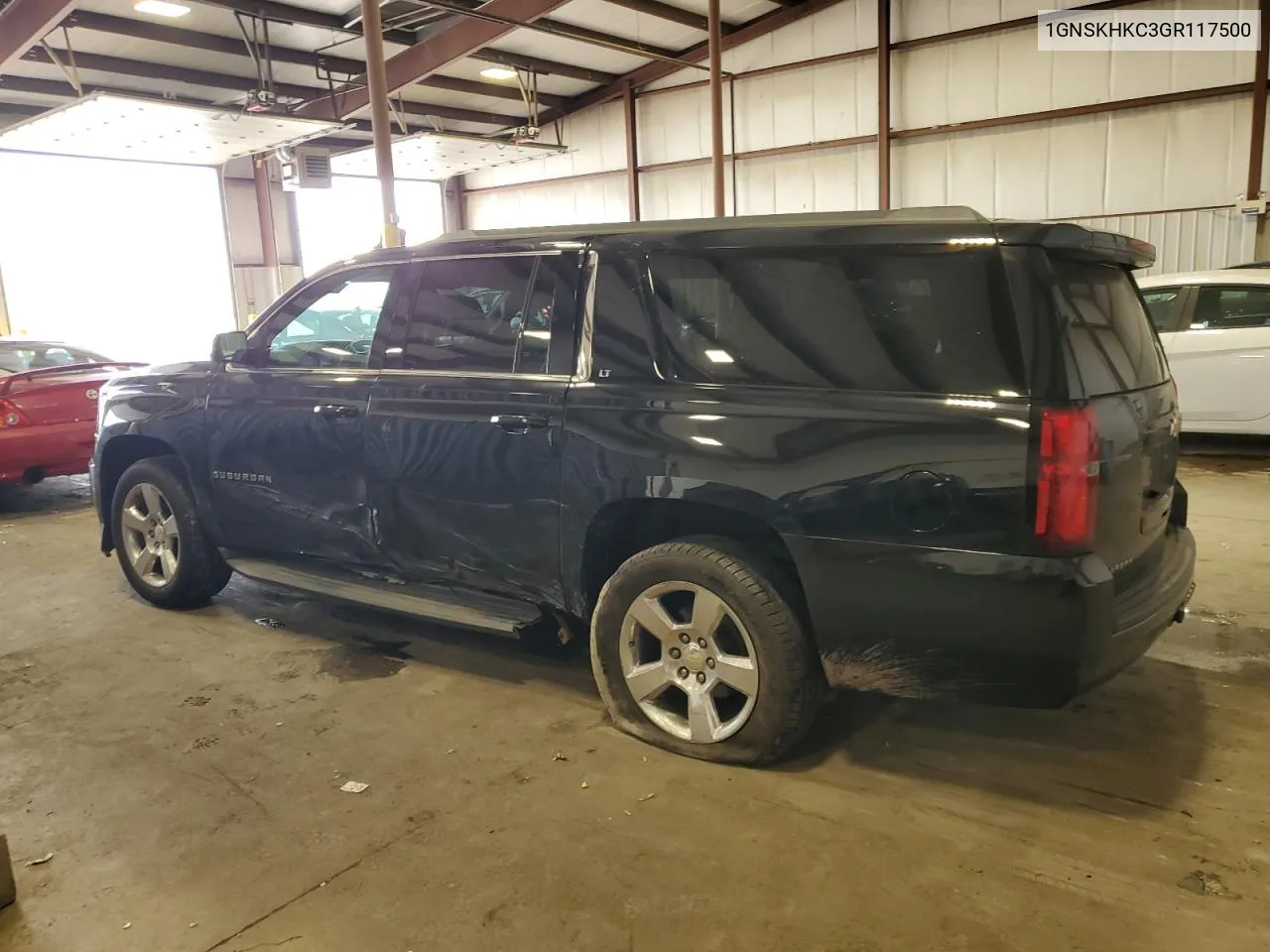 2016 Chevrolet Suburban K1500 Lt VIN: 1GNSKHKC3GR117500 Lot: 71548544