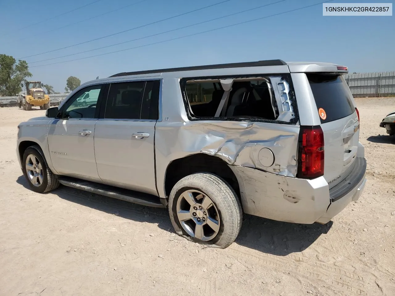 2016 Chevrolet Suburban K1500 Lt VIN: 1GNSKHKC2GR422857 Lot: 71593114